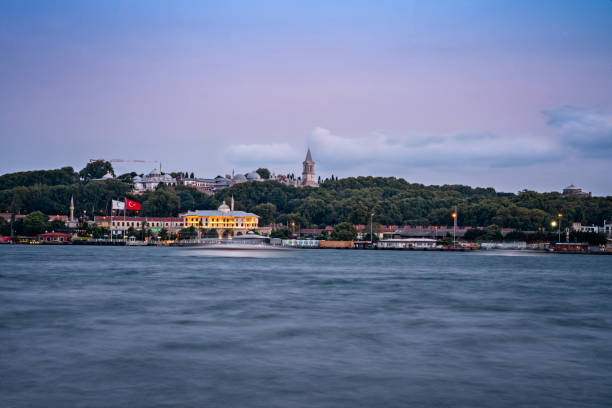 istock Istanbul bosphorus view on sunset with long exposure 1335732690
