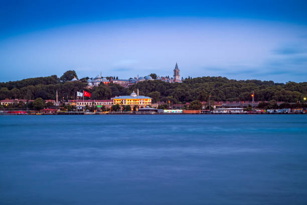 istock Istanbul bosphorus view on sunset with long exposure 1335732744