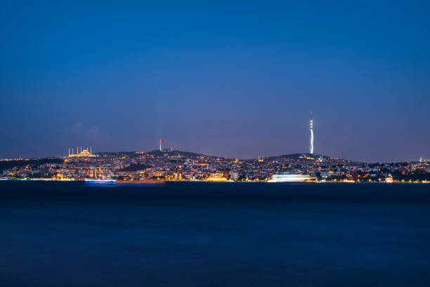 istock Istanbul bosphorus view on sunset with long exposure 1335732750