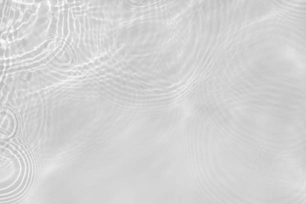 istock Water texture reflection overlay effect for photo and mockup. Organic drop shadow caustic effect with wave refraction of light on a white or gray wall 1335750045