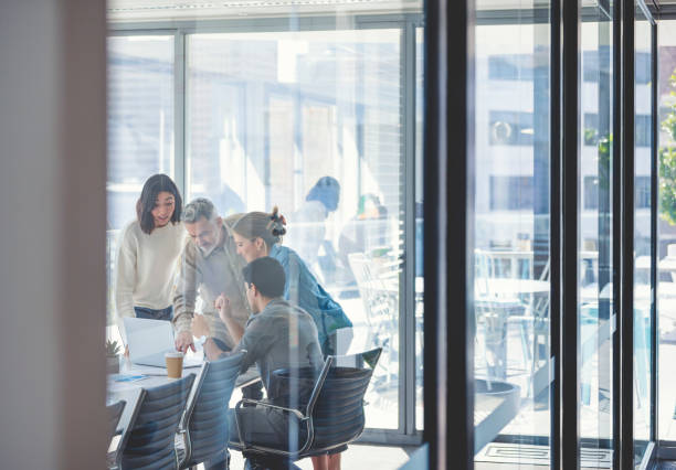 istock Group of business people working. 1335765169