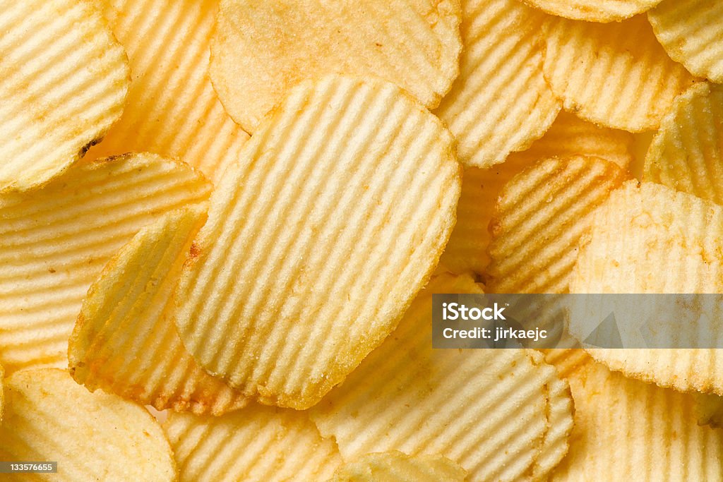 Patate Patatine - Foto stock royalty-free di Composizione orizzontale