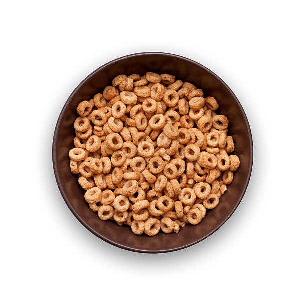 istock Bowl of granola cereals on white background 133576918