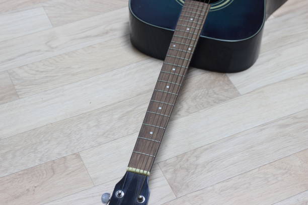 istock Close up of music guitar. 1335774445