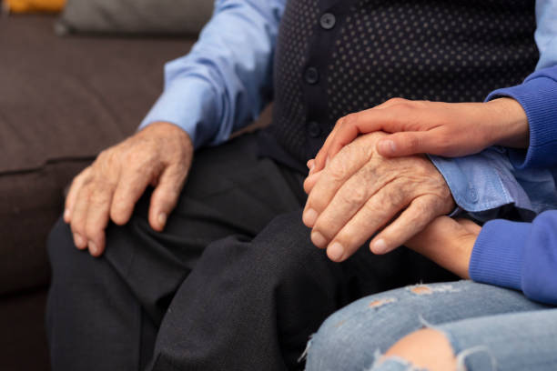 istock Granddaughter supporting her grandmother 1335774765