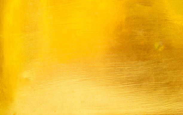 istock Gold metal brushed background 1335779415