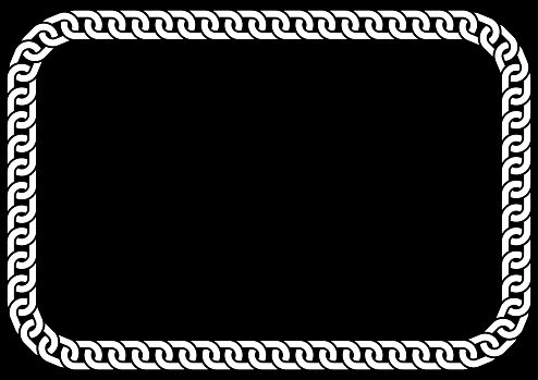 Frame Vector Chaines Chain Vector Frame Illustration Material Stock Illustration - Download ...