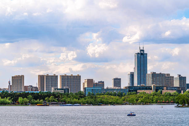 istock Scenery of Nanhu Park in Changchun, China 1335786708