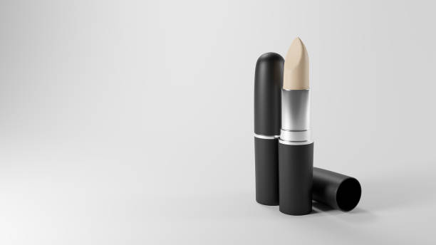 istock lipstick mockup, cosmetic package design on white backgroundin 3d illustration. 1335791344