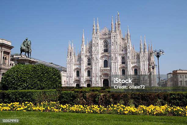 Duomo Of Milan Cathedral Lombardia Italy Stock Photo - Download Image Now - Milan, Cathedral, Architectural Dome