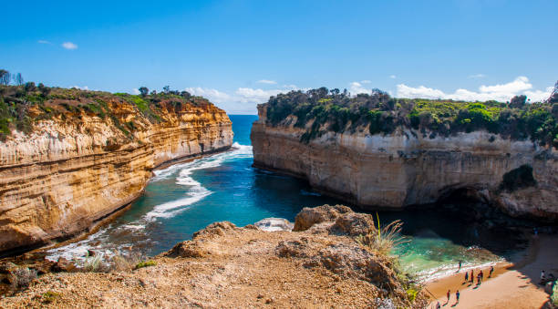 オーストラリアのグレートオーシャンロードのニース十二使徒 - australia melbourne landscape twelve apostles ストックフォトと画像