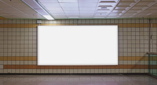 istock Subway Scenery and Advertising Mockup 1335803678
