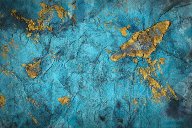 Close up of the rhinestone blue background