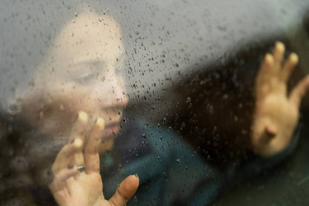 istock Sullen Young Woman in a Car 1335822369