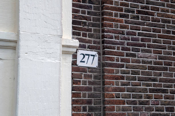 Close Up House Number 277b