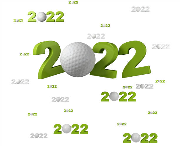 istock Many Golf ball 2022 Designs with many Balls on White 1335823261