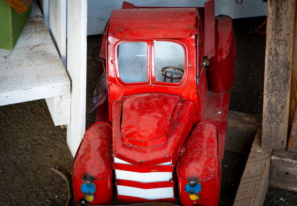 istock Little Red Toy Truck 1335827909