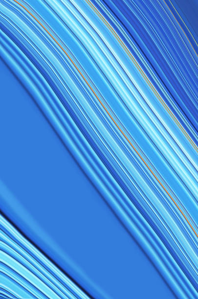 istock Abstract bright fluid blue background with geometric line. Art trippy digital backdrop. Curved shapes illustration. Vibrant banner. Template. Water wave effect. Marble texture. Vertical creative flyer 1335838244