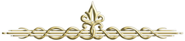 istock Art Deco golden border 1335839668