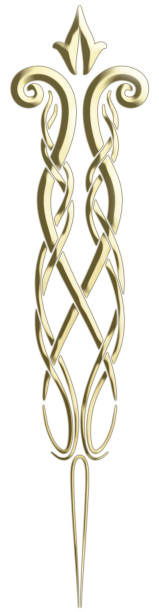 istock Art Deco golden graphic in portrait format 1335839686