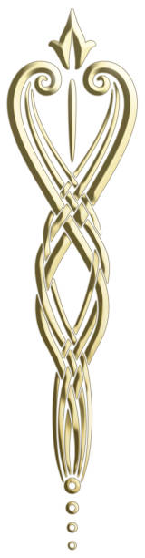 istock Art Deco golden symbol in portrait format 1335839746