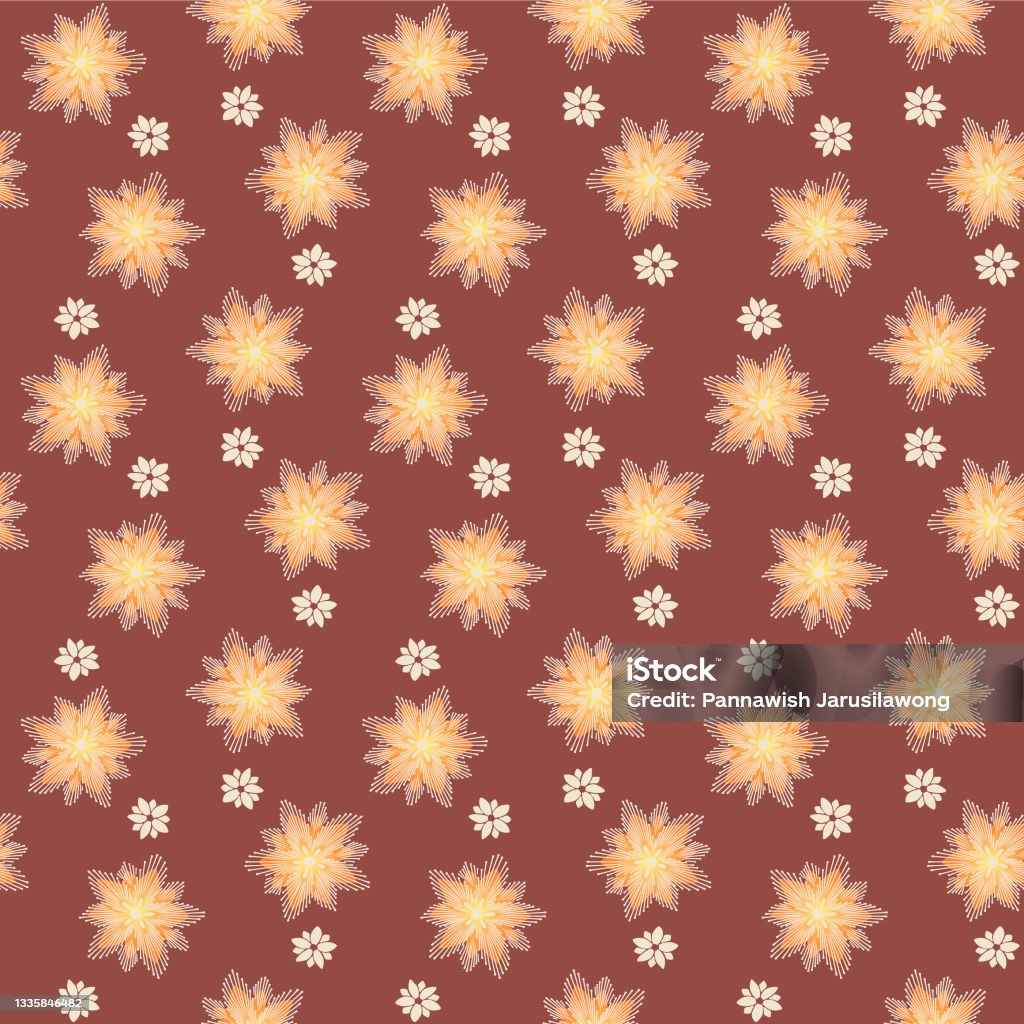 Japanese Firework Pattern Japanese Fireworks Flower Vector Seamless Pattern Stock Illustration ...