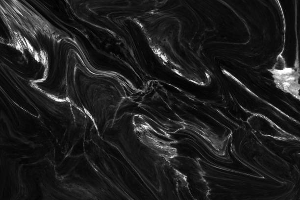 istock Black marble patterned texture background. abstract natural marble black and white for design. 1335863016