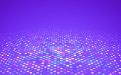 Abstract Dots Tech Party Background Pattern