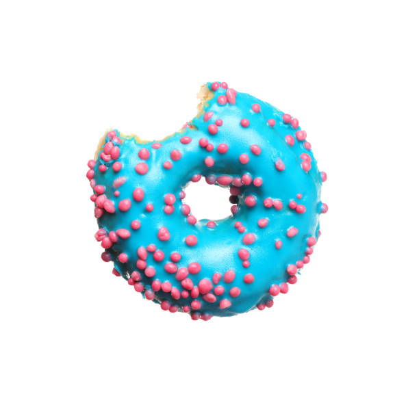 istock Sweet tasty glazed donut isolated on white 1335868283