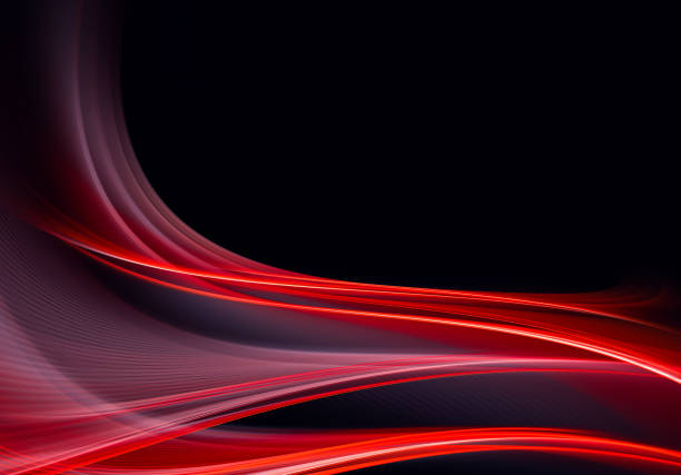 istock Abstract color dynamic background with lighting effect. Fractal wavy. Fractal art 1335875068