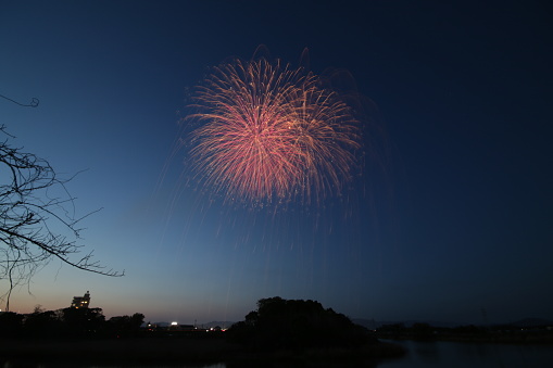 Spring fireworks display