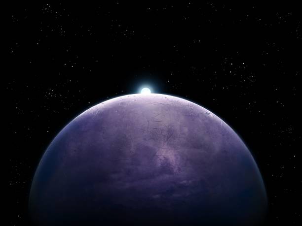 istock planet in space, abstract background, earth-like planet. 1335885808