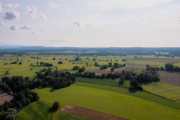 istock aerial view of Bavarian landscape 1335887216