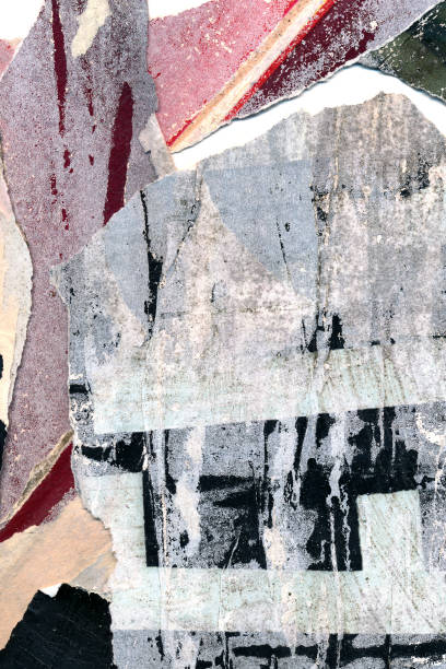 istock Grunge ripped torn collage street posters 1335888349