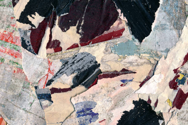 istock Grunge ripped torn collage street posters 1335888353