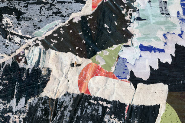 istock Grunge ripped torn collage street posters 1335888378