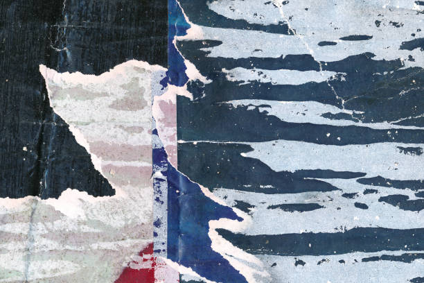 istock Grunge ripped torn collage street posters 1335888379