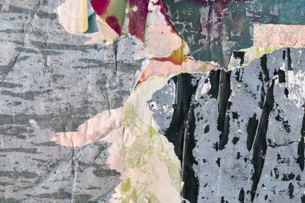 istock Grunge ripped torn collage street posters 1335888381
