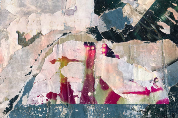 istock Grunge ripped torn collage street posters 1335888385