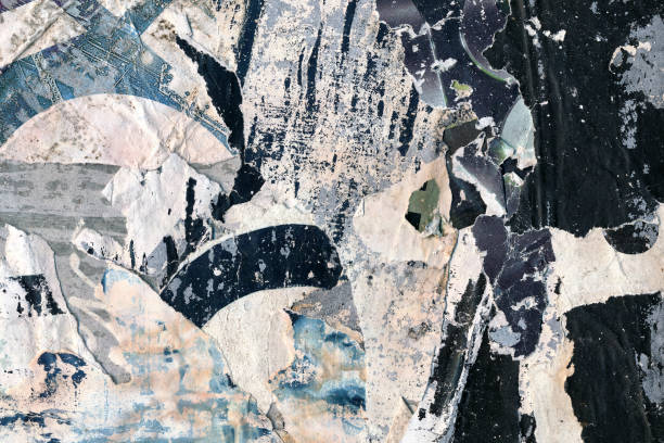 istock Grunge ripped torn collage street posters 1335888387