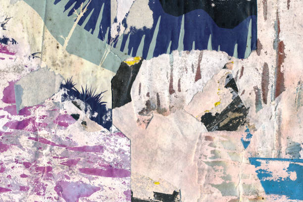 istock Grunge ripped torn collage street posters 1335888402