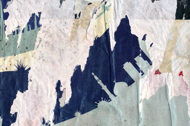 istock Grunge ripped torn collage street posters 1335888405