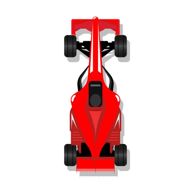 Vector illustration of Racing sport car f1 racing bolid illustration vector
