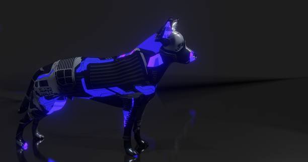 istock 3d rendering illustration of a futuristic science fiction dog 1335890220