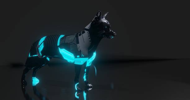 istock 3d rendering illustration of a futuristic science fiction dog 1335890233