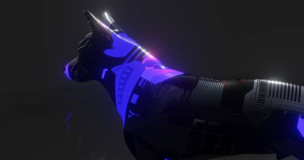 istock 3d rendering illustration of a futuristic science fiction dog 1335890235