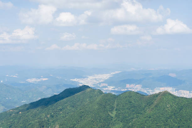 istock Landscape of a small town in China 1335899885