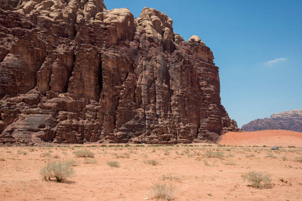 istock Rock formation in the Wadi Rum desert 1335901098