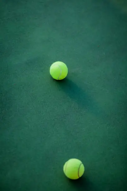 Photo of two tennis ball
