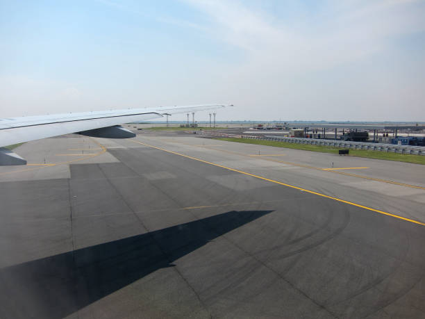 istock An airplane taking off from USA 1335915852